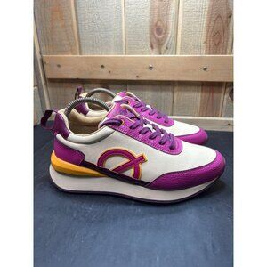 Nicki Minaj ITTY BITTY PIGGY Sneakers Size 9 Purple Cream Bio Leather Retro